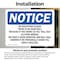 Signmission No Soliciting Please There Is No Door Bell OSHA Notice Sign, Vinyl Decal, 7in W x 5in L, 2PK OS-2PACK-NS-D-57-L-14836 - alternate 5